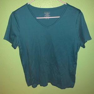 LL Bean Short Sleeve T-Shirts Cotton